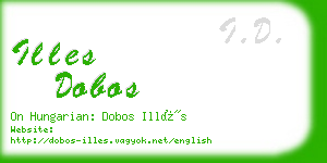 illes dobos business card